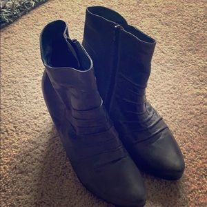 Buttery soft leather ankle boots